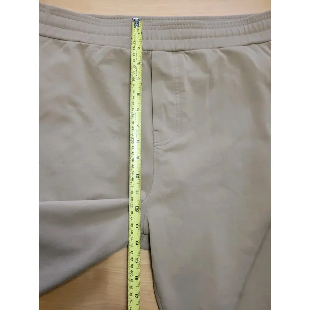 Public Rec Pants Men 40x34 Beige All Day Every Day Sweat Nylon Stretch Active